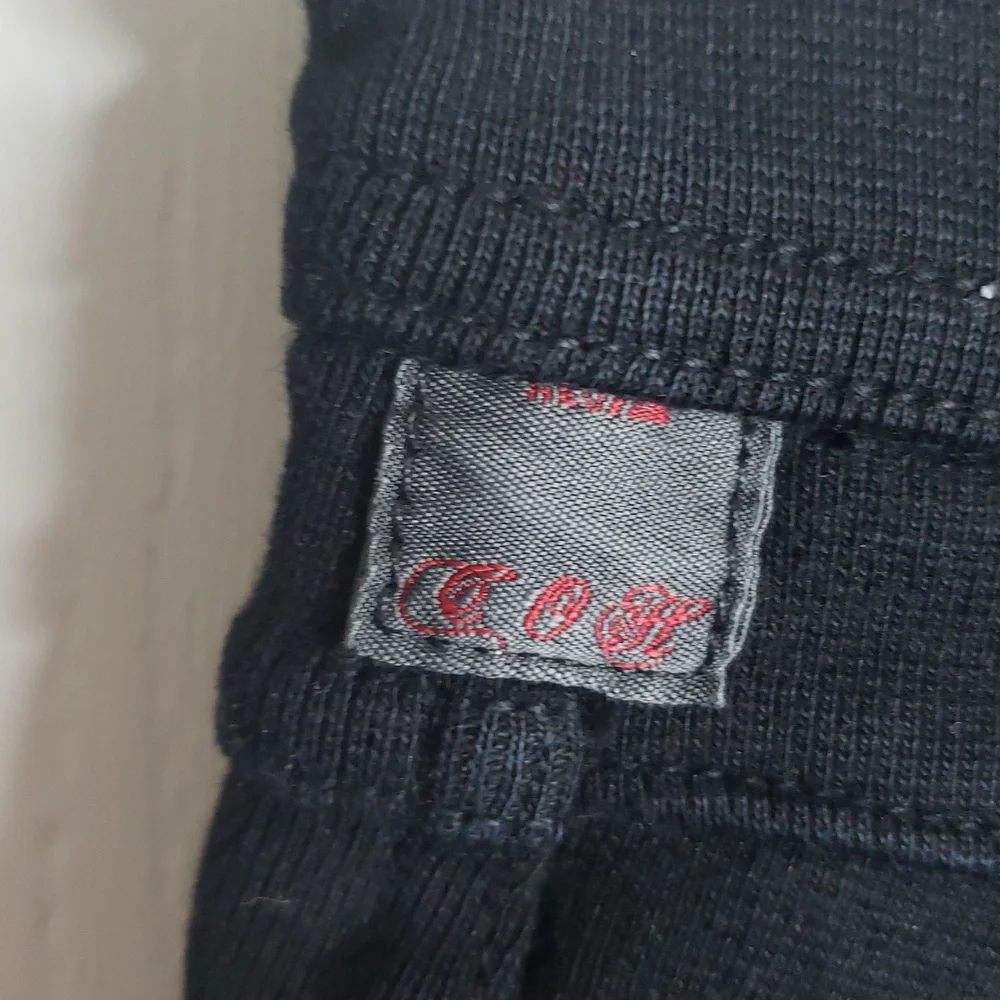 Citizens of Humanity Manner Black Denim Mini Skirt Y2K Minimalist USA Made Sz 27